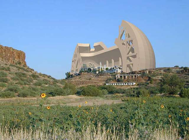 Arcosanti-Rendering-Paolo-Soleri